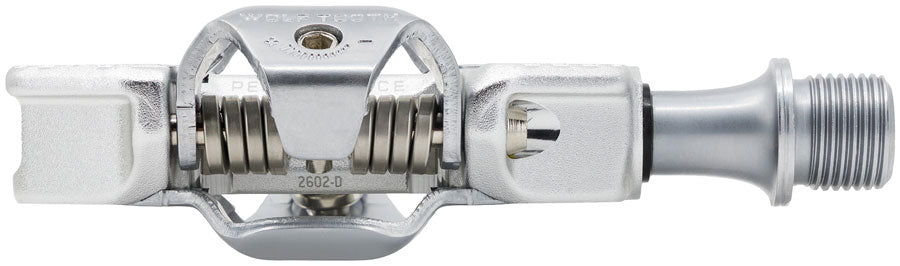 Wolf Tooth CTRL Trail Performance Clipless Pedals - Dual Sided Clipless, Alloy, 9/16", Raw Silver, Pair, Shimano SPD - Pedals - CTRL Trail Performance Pedals