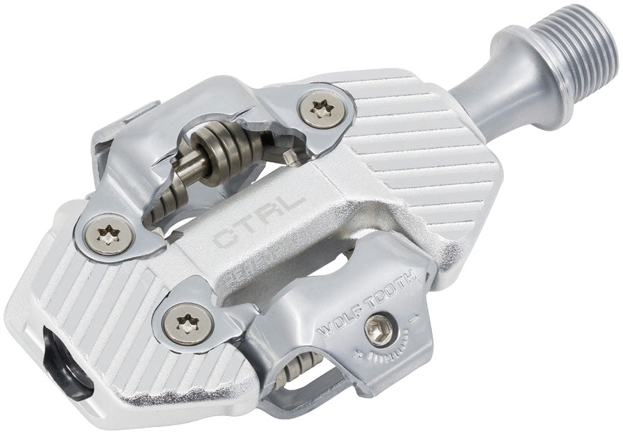 Wolf Tooth CTRL Trail Performance Clipless Pedals - Dual Sided Clipless, Alloy, 9/16