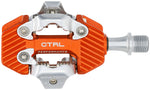 Wolf Tooth CTRL Trail Performance Clipless Pedals - Dual Sided Clipless, Alloy, 9/16", Orange, Pair, Shimano SPD - Pedals - CTRL Trail Performance Pedals