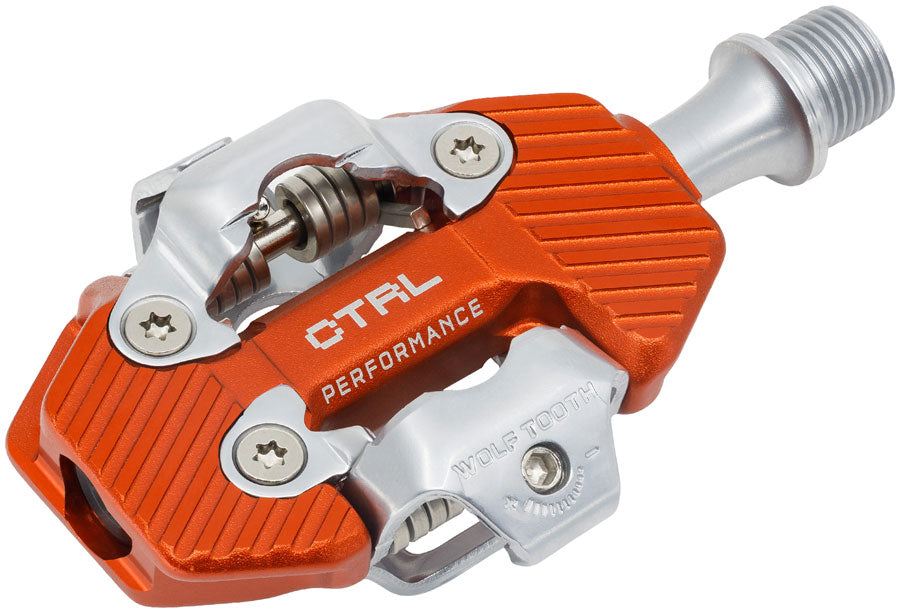 Wolf Tooth CTRL Trail Performance Clipless Pedals - Dual Sided Clipless, Alloy, 9/16