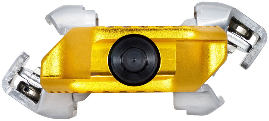 Wolf Tooth CTRL Trail Performance Clipless Pedals - Dual Sided Clipless, Alloy, 9/16", Gold, Pair, Shimano SPD MPN: CTRL-CLPS-GLD-PFM UPC: 810159403054 Pedals CTRL Trail Performance Pedals