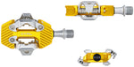 Wolf Tooth CTRL Trail Performance Clipless Pedals - Dual Sided Clipless, Alloy, 9/16", Gold, Pair, Shimano SPD - Pedals - CTRL Trail Performance Pedals