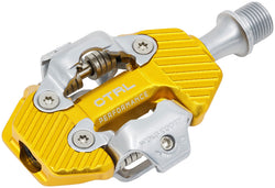 Wolf Tooth CTRL Trail Performance Clipless Pedals - Dual Sided Clipless, Alloy, 9/16", Gold, Pair, Shimano SPD MPN: CTRL-CLPS-GLD-PFM UPC: 810159403054 Pedals CTRL Trail Performance Pedals