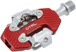 Wolf Tooth CTRL Trail Performance Clipless Pedals - Dual Sided Clipless, Alloy, 9/16", Red, Pair, Shimano SPD MPN: CTRL-CLPS-PFM-RED UPC: 810159403597 Pedals CTRL Trail Performance Pedals