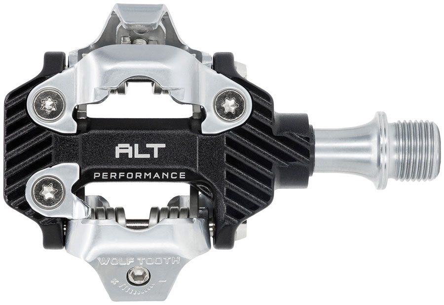 Wolf Tooth ALT XC Performance Clipless Pedals - Dual Sided Clipless, Alloy, 9/16", Black, Pair, Shimano SPD - Pedals - ALT XC Performance Pedals