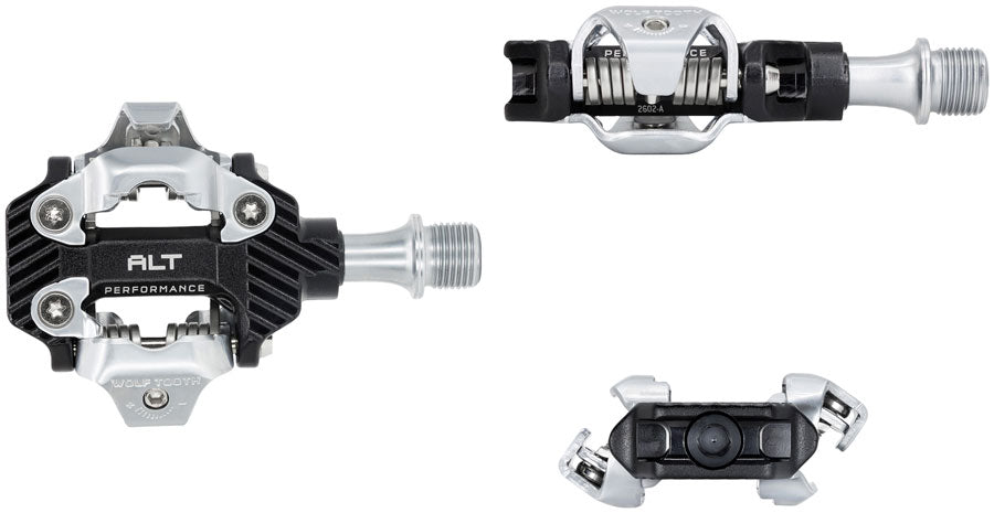 Wolf Tooth ALT XC Performance Clipless Pedals - Dual Sided Clipless, Alloy, 9/16", Black, Pair, Shimano SPD MPN: ALT-CLPS-PFM-BLK UPC: 810159402972 Pedals ALT XC Performance Pedals