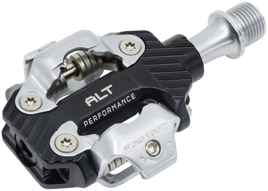 Wolf Tooth ALT XC Performance Clipless Pedals - Dual Sided Clipless, Alloy, 9/16