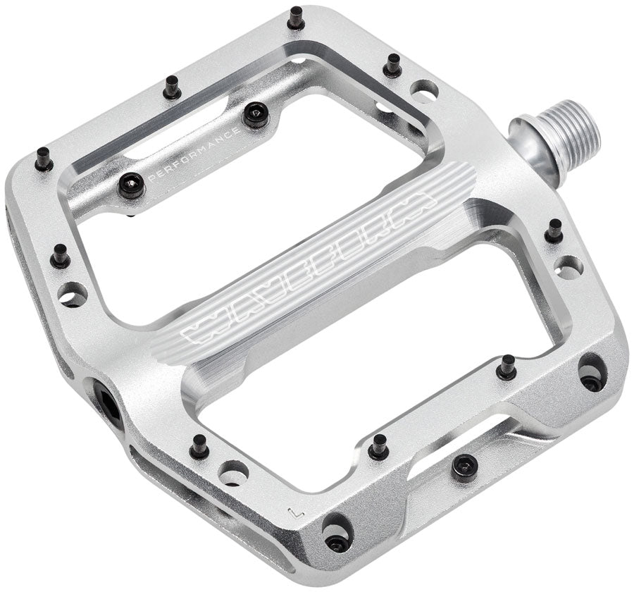 Wolf Tooth Waveform Performance Pedals - Raw Silver, Large MPN: PDL-WF-PFM-RSIL UPC: 810159403108 Pedals Waveform Performance Pedals
