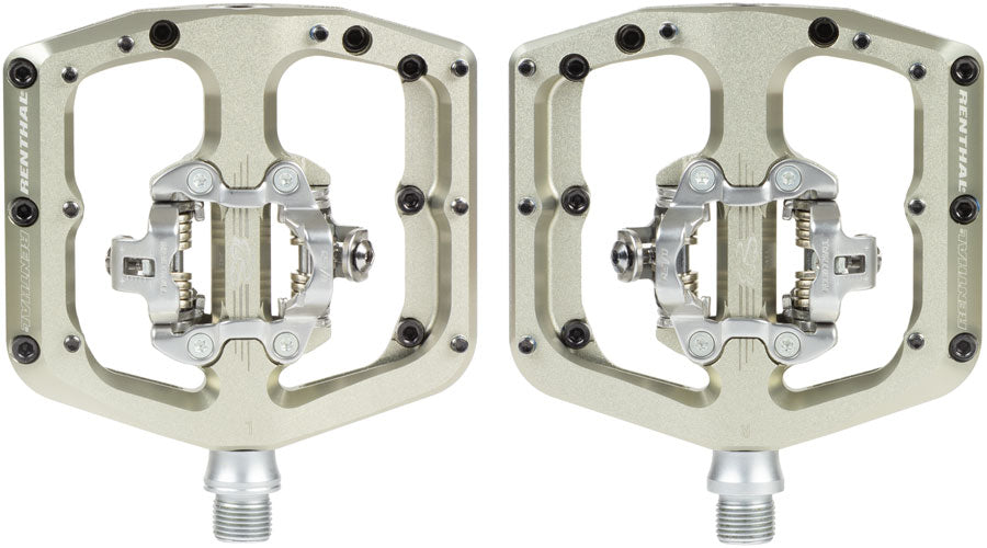 Renthal Revo-DHC Pedals - Dual Sided Clipless with Platform, Alloy, 9/16