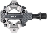 Wolf Tooth MK0 ALT XC Clipless Pedals - Dual Sided Clipless, Alloy, 9/16", Shadow Gray, Pair, Shimano SPD - Pedals - MK0 ALT XC Clipless Pedals