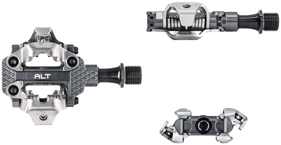 Wolf Tooth MK0 ALT XC Clipless Pedals - Dual Sided Clipless, Alloy, 9/16", Shadow Gray, Pair, Shimano SPD MPN: ALT-CLPS-MK0-SGR UPC: 810159403474 Pedals MK0 ALT XC Clipless Pedals