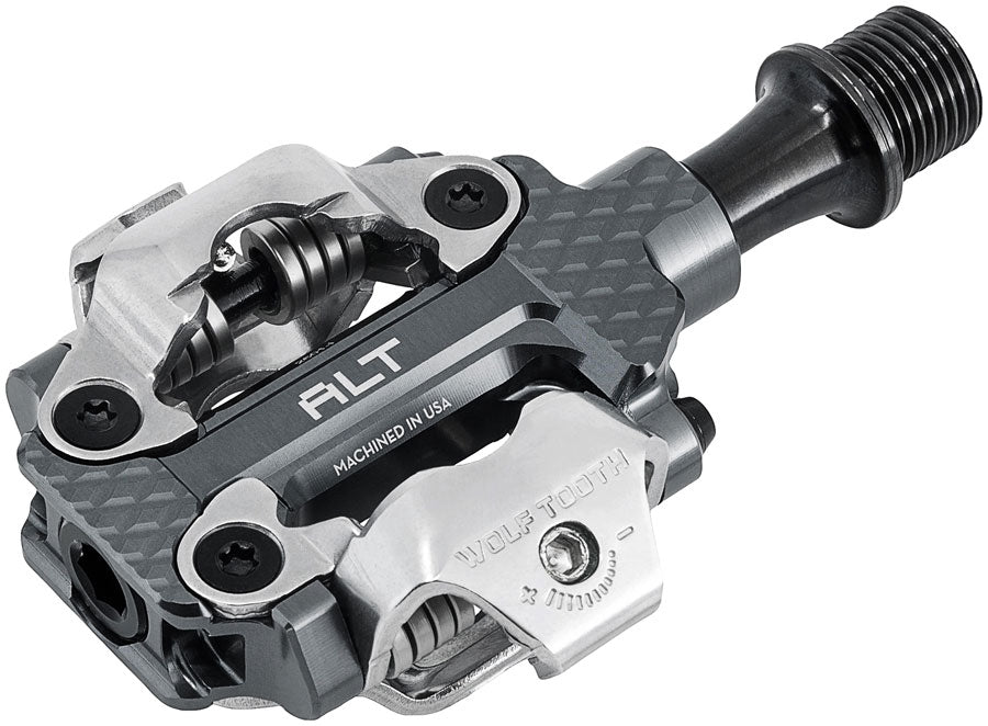 Wolf Tooth MK0 ALT XC Clipless Pedals - Dual Sided Clipless, Alloy, 9/16", Shadow Gray, Pair, Shimano SPD MPN: ALT-CLPS-MK0-SGR UPC: 810159403474 Pedals MK0 ALT XC Clipless Pedals