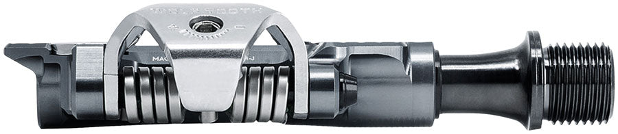 Wolf Tooth MK0 DEL Gravel Race Clipless Pedals - Single Sided Clipless, Alloy, 9/16", Shadow Gray, Pair, Shimano SPD - Pedals - MK0 DEL Gravel Race Clipless Pedals