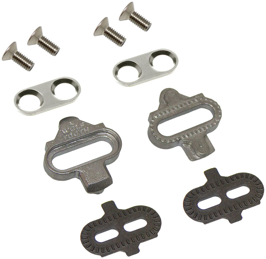 Wolf Tooth Clipless Pedal Cleat Kit - Stainless Steel MPN: CLPS-CLT-KIT-SST UPC: 810159402941 Clipless Cleat Clipless Pedal Cleat Kit