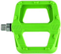 RaceFace Ride Pedals - Platform, Composite, 9/16", Green - Pedals - Ride Pedal