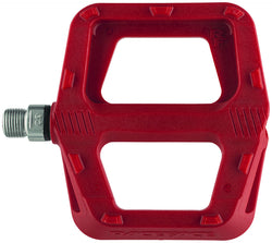 RaceFace Ride Pedals - Platform, Composite, 9/16", Red - Pedals - Ride Pedal