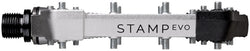 Crankbrothers Stamp Evo Pedals - Platform, Aluminum, 9/16", Silver, Large MPN: 17227 UPC: 641300172273 Pedals Stamp EVO Pedals