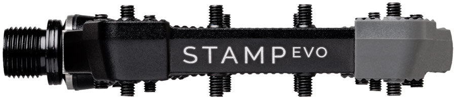 Crankbrothers Stamp Evo Pedals - Platform, Aluminum, 9/16", Black, Small MPN: 17226 UPC: 641300172266 Pedals Stamp EVO Pedals