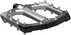 Crankbrothers Stamp Evo Pedals - Platform, Aluminum, 9/16", Silver, Small - Pedals - Stamp EVO Pedals