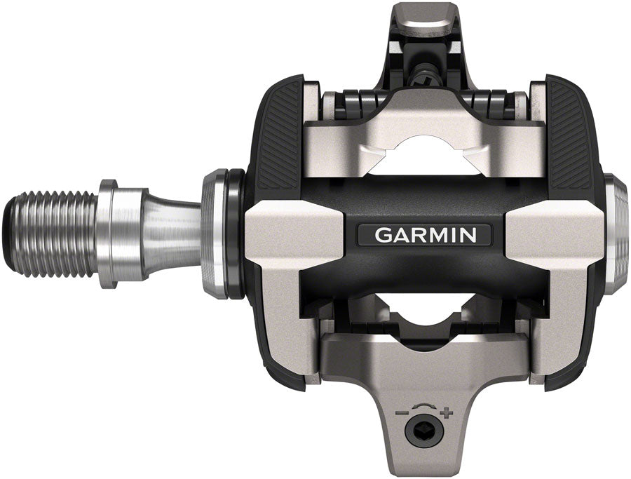 Garmin Rally XC100 Power Meter Pedals - Dual Sided Clipless, Alloy, 9/16", Black, Pair, Single-Sensing, Shimano SPD - Pedals - Rally XC Power Meter Pedals