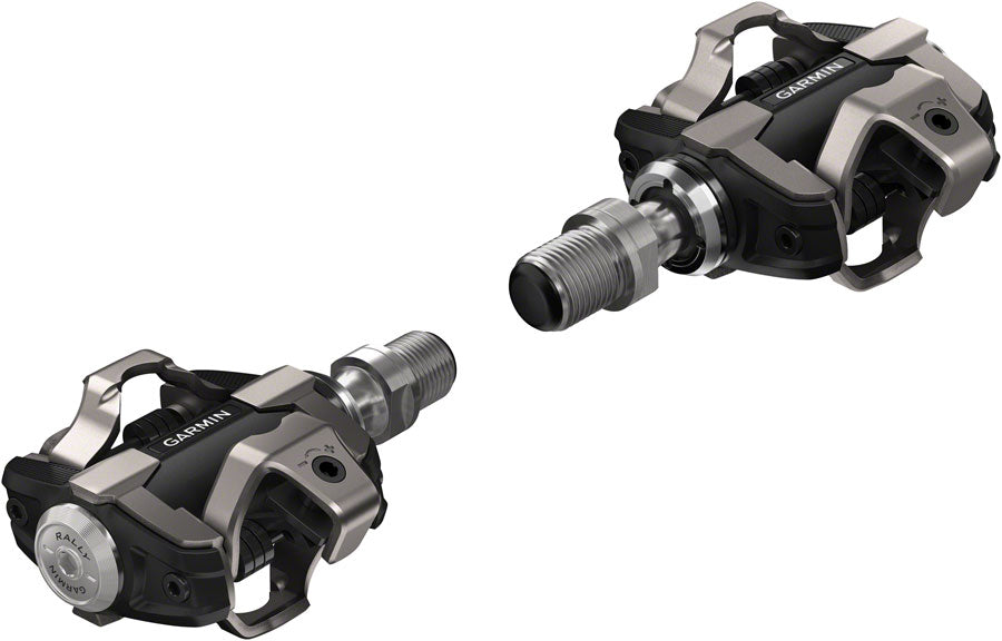 Garmin Rally XC100 Power Meter Pedals - Dual Sided Clipless, Alloy, 9/16