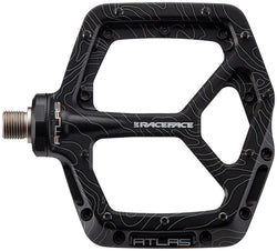 RaceFace Atlas Pedals - Platform, Aluminum, 9/16", Black - Pedals - Atlas Platform Pedals