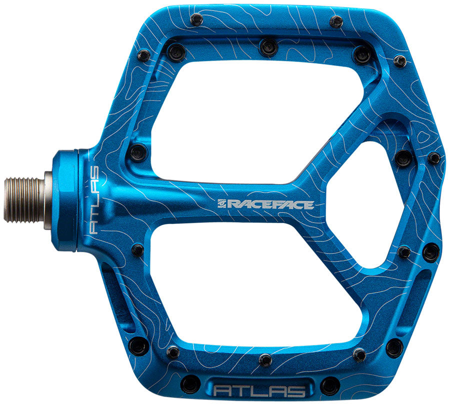 RaceFace ATLAS ハンドルバー ブルー RaceFace Atlas Pedals - Platform, Aluminum, 9/16