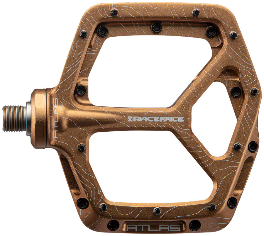 RACEFACE ATLAS 9S クランク　ゴールド　170mm RaceFace Atlas Pedals - Platform, Aluminum, 9/16