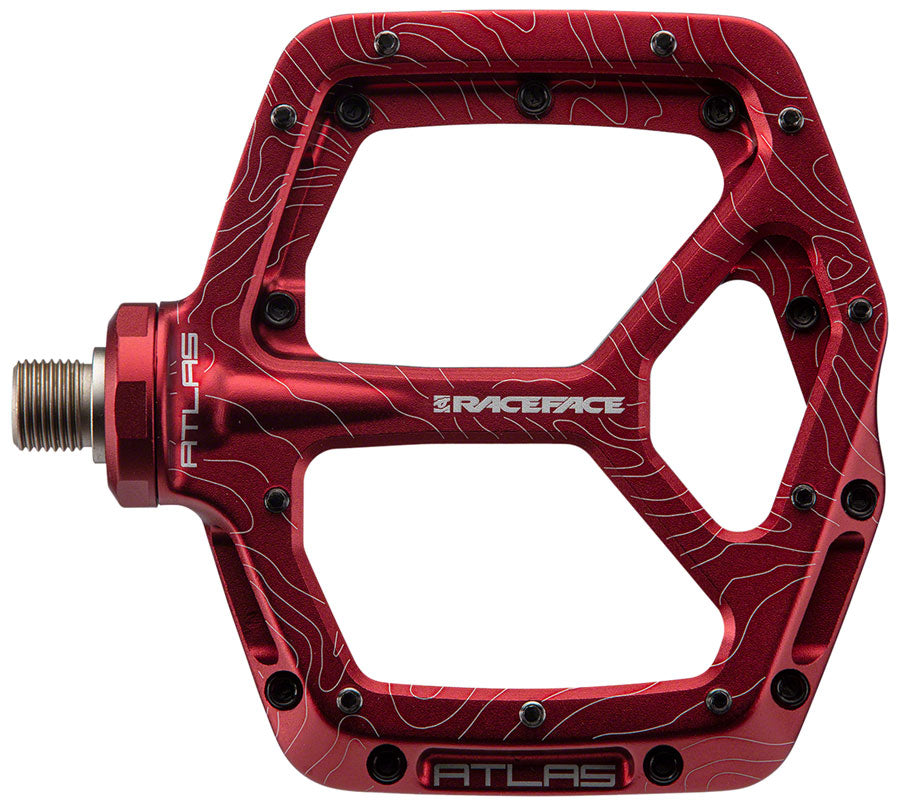 red pedals mtb Atlas Platform Pedals Red
