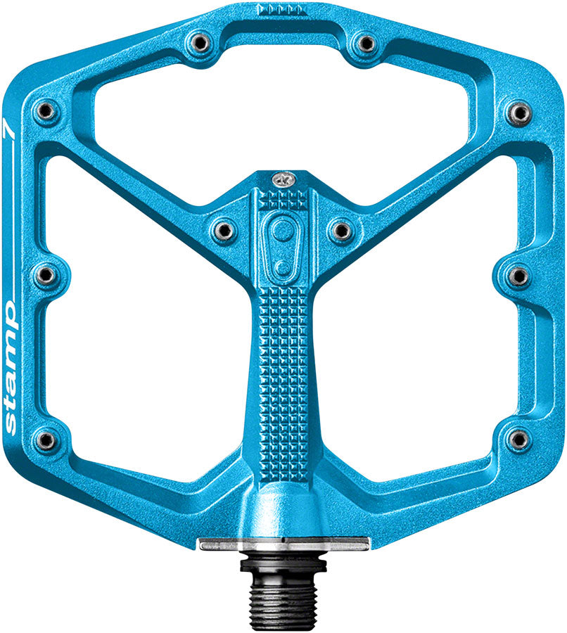 Crankbrothers Stamp 7 Pedals - Platform, Aluminum, 9/16", Electric Blue, Large MPN: 16635 UPC: 641300166357 Pedals Stamp 7 Pedals