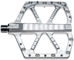 5DEV Jumpline Pedals - Platform, Aluminum, 9/16", Raw MPN: P03-02 UPC: 850076919764 Pedals Jumpline Pedals