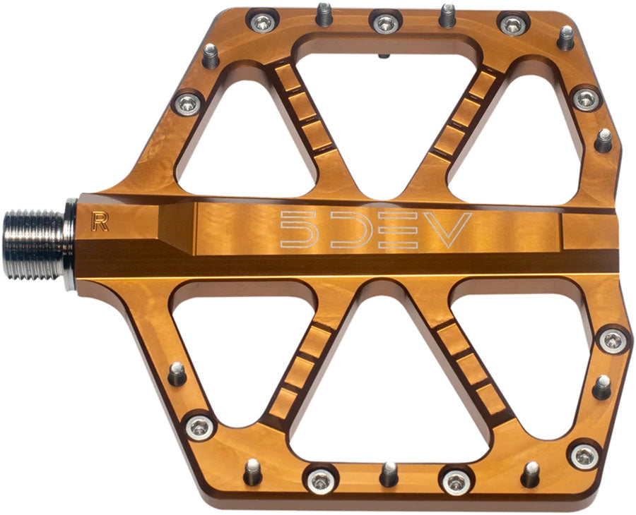 5DEV Jumpline Pedals - Platform, Aluminum, 9/16