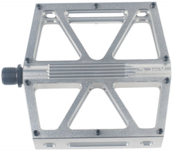 5DEV Flatline Pedals - Platform, Aluminum, 9/16", Raw MPN: P04-02 UPC: 850076919689 Pedals Flatline Pedals