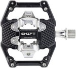 Wolf Tooth SHIFT Gravity Clipless Pedals - Dual Sided Clipless, Alloy, 9/16", Black, Pair, Shimano SPD - Pedals - SHIFT Gravity Clipless Pedals