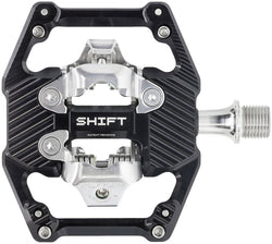 Wolf Tooth SHIFT Gravity Clipless Pedals - Dual Sided Clipless, Alloy, 9/16", Black, Pair, Shimano SPD - Pedals - SHIFT Gravity Clipless Pedals