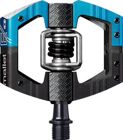Crankbrothers Mallet Enduro Pedals - Dual Sided Clipless with Platform, Aluminum, 9/16", Blue/Black, Long Spindle MPN: 16080 UPC: 641300160805 Pedals Mallet E Pedals