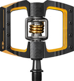 Crank Brothers Mallet DH 11 Pedals - Dual Sided Clipless with Platform, Aluminum, 9/16", Black/Gold MPN: 16096 UPC: 641300160966 Pedals Mallet DH 11 Pedals