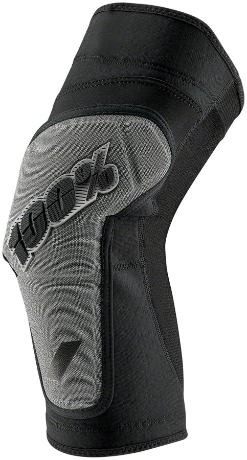 100% Ridecamp Knee Guards - Black/Gray, Large