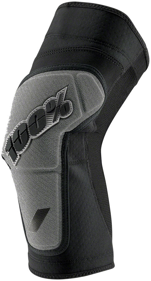 100% Ridecamp Knee Guards - Black/Gray, Medium MPN: 70001-00002 UPC: 196261006681 Leg Protection Ridecamp Knee Guards