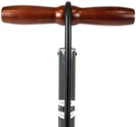 Silca Pista Plus Floor Pump - Steel Body, Ash Wood Handle, 220psi, Classic Press-On Chuck, Black - Floor Pump - Pista Plus Floor Pump