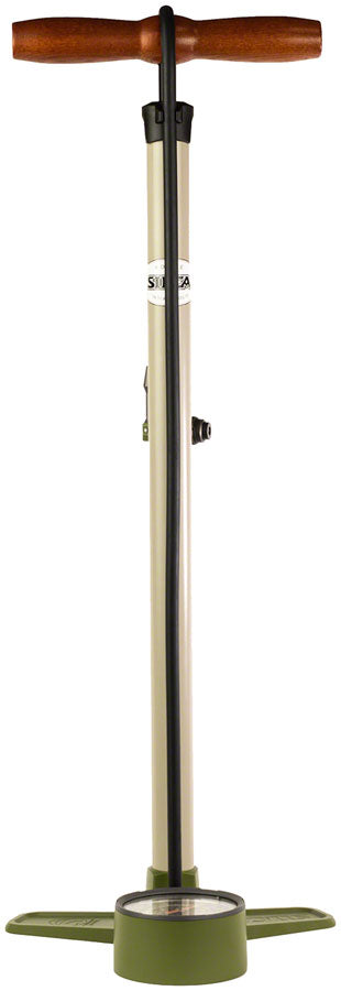 Silca Terra Floor Pump - Aluminum Barrel, 2-Stage Gauge, 120psi, Gray MPN: AM-PU-009-ASY-0100 UPC: 810093160044 Floor Pump Terra Floor Pump