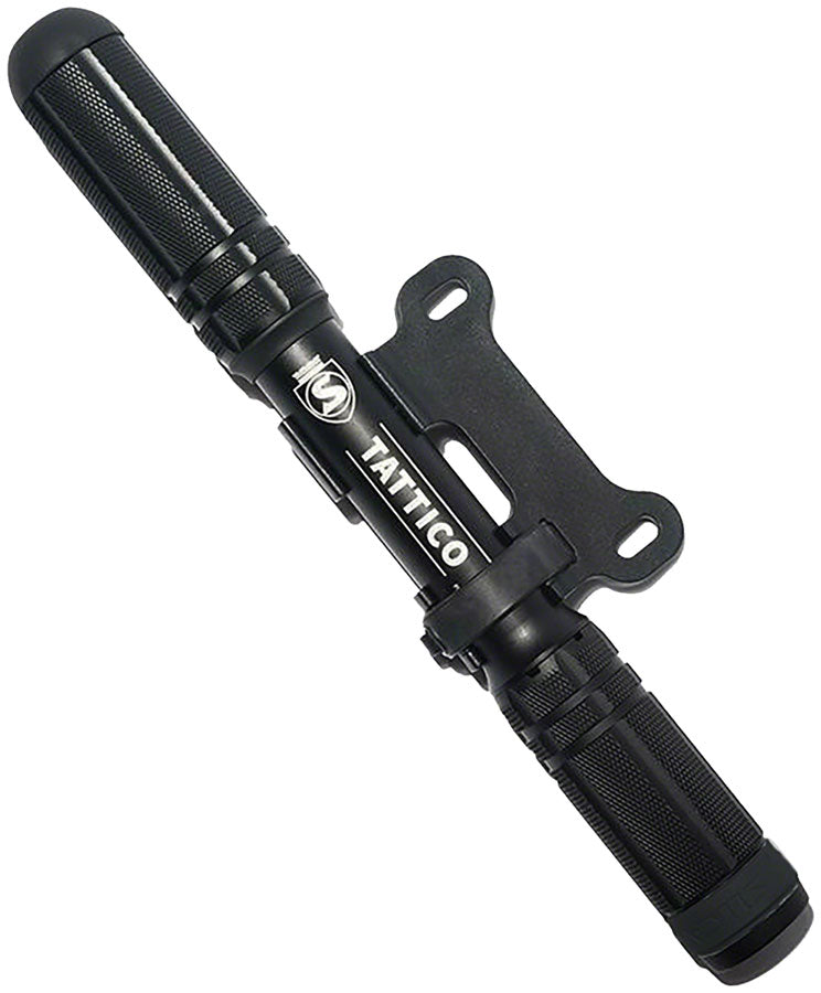 Silca Tattico Mini Frame Pump - 100psi, Aluminum, Presta/Schrader, With Bracket - Frame Pump - Tattico Mini Pump
