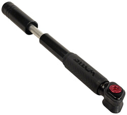Silca Pocket Impero Mini Pump - Aluminum Barrel, 8", Black - Frame Pump - Pocket Impero