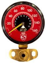 Silca Super Pista Ultimate Gauge - 160psi, Red MPN: AM-PU-GAU-ASY-160 UPC: 853740005411 Pump Part Replacement Guage