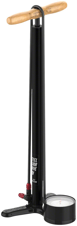 Lezyne Steel HV Floor Drive Pump - Flat Black MPN: 1-FP-STHVFLDR-V147 Floor Pump Steel HV Floor Drive Pump