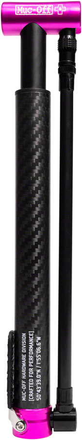 Muc-Off AirMach Carbon Pump Frame Pump | Part # 21054 Crafted with