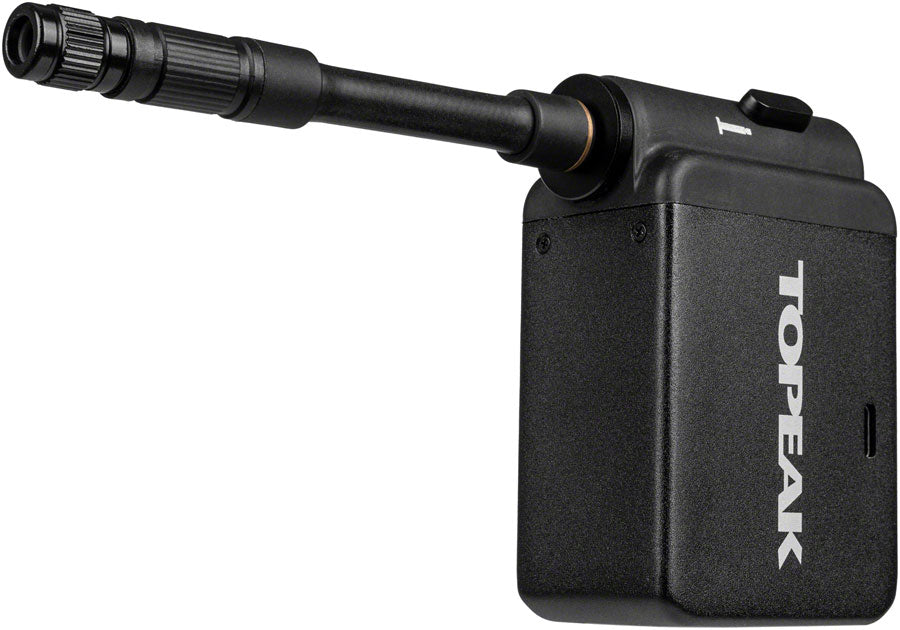 Topeak E-Booster Digital e-Pump - with Gauge - Frame Pump - E-Booster Digital e-Pump
