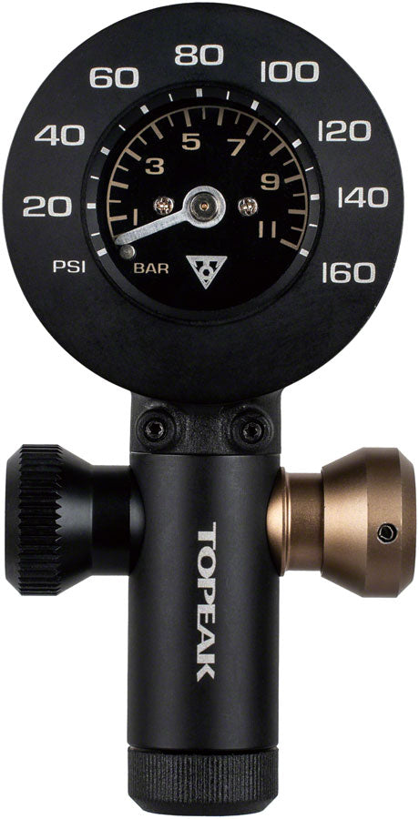 Topeak AirBooster G+ CO2 Inflator - with Gauge CO2 and Pressurized