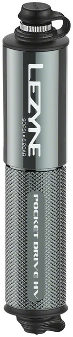 Lezyne Pocket Drive HV Frame Pump - Gloss Lite Gray MPN: 1-MP-PKDRHV-V119 Frame Pump Pocket Drive HV Frame Pump