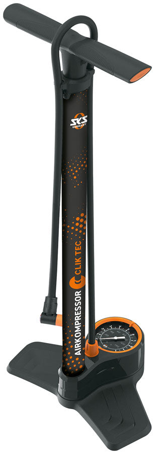 SKS Airkompressor ClikTek 10.0 Floor Pump - 144 PSI,  900mm Hose, 80mm Gauge - Floor Pump - Airkompressor ClikTek 10.0 Floor Pump